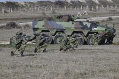 Обука на новим борбеним возилима у јединицама Војске Србије