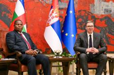 President of Central African Republic on official visit to Republic of Serbia 