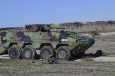 Обука на новим борбеним возилима у јединицама Војске Србије