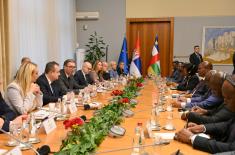 President of Central African Republic on official visit to Republic of Serbia 