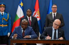 Minister Vučević, Minister Bireau sign Defence Cooperation Agreement