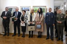 State Secretary Starović opens exhibition of paintings by Branislav Vuleković