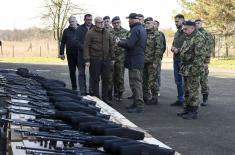 Minister Vučević in Nikinci: Serbian Armed Forces stronger day by day