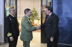 Пријем министра одбране и начелника Генералштаба поводом новогодишњих и божићних празника