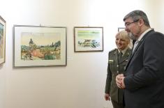 State Secretary Starović opens exhibition of paintings by Branislav Vuleković
