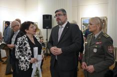 State Secretary Starović opens exhibition of paintings by Branislav Vuleković