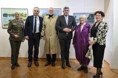 State Secretary Starović opens exhibition of paintings by Branislav Vuleković