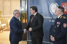Пријем министра одбране и начелника Генералштаба поводом новогодишњих и божићних празника