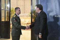 Пријем министра одбране и начелника Генералштаба поводом новогодишњих и божићних празника