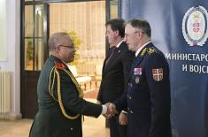 Пријем министра одбране и начелника Генералштаба поводом новогодишњих и божићних празника