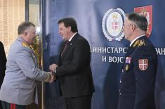 Пријем министра одбране и начелника Генералштаба поводом новогодишњих и божићних празника