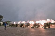  Почасна артиљеријска паљба на Калемегдану поводом Дана Војске Србије
