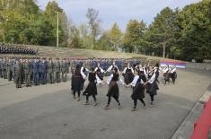 Minister Gašić attends ceremony marking anniversary of “1300 Corporals” Secondary Vocational Military School