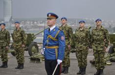  Почасна артиљеријска паљба на Калемегдану поводом Дана Војске Србије