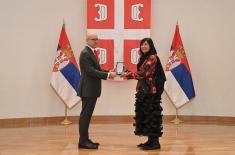 Decorations awarded to members of Ministry of Defence, Serbian Armed Forces