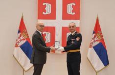 Decorations awarded to members of Ministry of Defence, Serbian Armed Forces