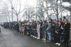 Министар Гашић на полагању заклетве војника и полазника курса за подофицире