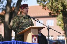 Military ceremony held to mark 63rd Parachute Brigade Day