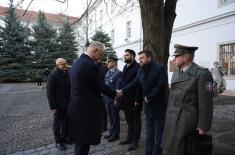 Meeting between ministers Vučević and Szalay-Bobrovniczky in Budapest