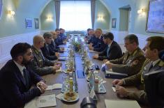 Meeting between ministers Vučević and Szalay-Bobrovniczky in Budapest