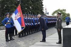 Ministar Vučević položio venac povodom Dana Vojske Srbije na Avali