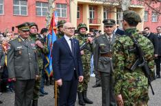 Minister Vučević attends oath-taking ceremony in Valjevo