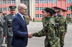 Minister Vučević attends oath-taking ceremony in Valjevo