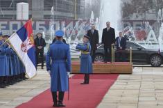 Председник Вучић дочекао председника Словачке Републике Пелегринија