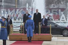 Председник Вучић дочекао председника Словачке Републике Пелегринија