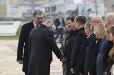 Председник Вучић дочекао председника Словачке Републике Пелегринија