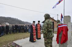 Otkrivena spomen-ploča vojniku Željku Gligoriću 
