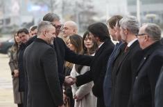 Председник Вучић дочекао председника Словачке Републике Пелегринија