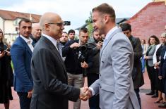 Minister Vučević and Mayor of Banjaluka Stanivuković Visited Primary School “Vuk Stefanović Karadžić”