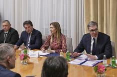 Председник Вучић дочекао председника Словачке Републике Пелегринија