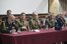 Информисање страних војних представника о буџету одбране Србије