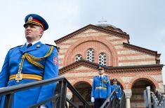 Minister Vučević attends unveiling of memorial plaques commemorating new Kosovo heroes in church in Niš