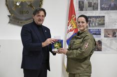 Ministar Gašić uručio poklone pripadnicama Ministarstva odbrane i Vojske Srbije povodom 8. marta