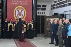 Ministar Vučević otvorio izložbu „Srbija kroz vreme – 220 godina državnosti“ u Domu Vojske Srbije u Nišu