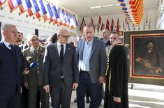 Minister Vučević Opens Exhibition “Serbia through Time - 220 Years of Statehood” at Serbian Armed Forces Club in Niš