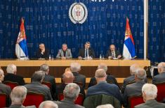 Serbian Generals and Admirals Club given briefing on current global security situation