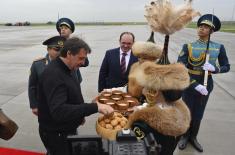 Minister Gašić arrives in Republic of Kazakhstan for official visit