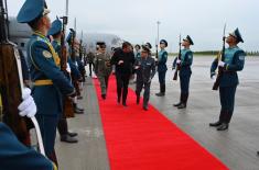 Minister Gašić arrives in Republic of Kazakhstan for official visit