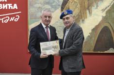 Uručene zahvalnice vojnim veteranima učesnicima vojne parade „Snaga jedinstva“