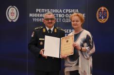 Minister Vučević Attends Celebration of University of Defence Day