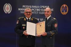 Minister Vučević Attends Celebration of University of Defence Day