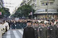Министар Гашић са припадницима војске присуствовао Спасовданској литији