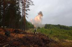 Successful firings of the Serbian Armed Forces at the Luga firing range near St. Petersburg