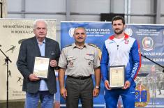 Svečani ispraćaj takmičara iz Olimpijskog tima u Atletskoj dvorani Vojne akademije 