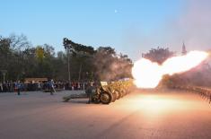Gun salute to mark Armistice Day