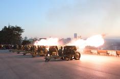 Gun salute to mark Armistice Day